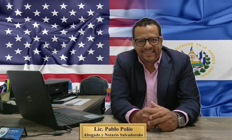 Lic. Pablo Polío, abogado y notario salvadoreño